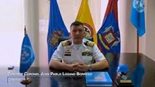 Lieutenant Juan Pablo Lozano Borrero welcomes CEPAZ students to POTI