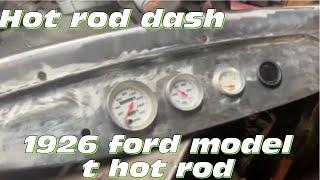 Hot rod 1926 ford model t dash work #mechanic #classiccar #hotrodding #hotrod #fordhotrod