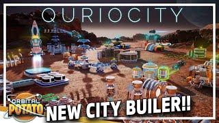 NEW City Builder On Mars!! - Quriocity - Colony Sim Resource Management City Builder