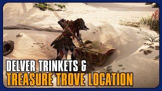 Horizon Burning Shores Delver Trinket Locations and Delvers' Treasure Trove Location w/ 15 Brimshine