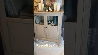A #beforeandafter of this #furniture #rescolibycarlo #character #quality #creative #frenchic #paint