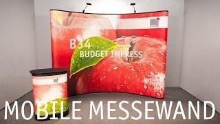 Mobile Messewand - Budget Impress - einfach und kosteneffizient