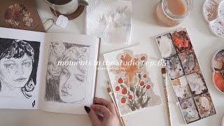 an inspired week: lots of art making & bits of everyday life  moments in the studio | ep. 65