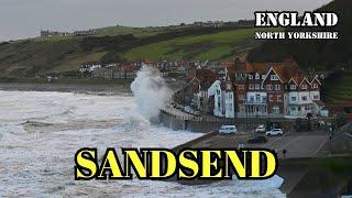 Huge waves in Sandsend! Exploring the village, Mulgrave Castle and the old alum mine #England