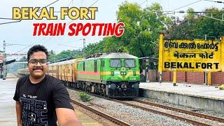 Bekal Fort Trainspotting Vlog ! 21 Trains in 9 Hours | High Speed Trainspotting in Kerala 
