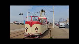 Blackpool Heritage Trams On the Move