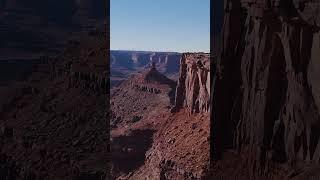 Flying drone at Dead Horse Point in winter #moabutah #deadhorsepoint