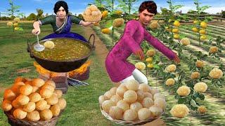 Magical Pani Puri Farming Jadui Golgappa Kisan Street Food Hindi Kahani Moral Stories Comedy Video