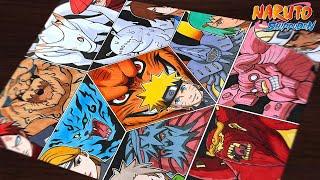 Drawing"All tailed beasts with their Jinchuriki"step by step (Timelapse drawing)||Naruto-Shippuden
