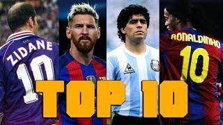 TOP 10 No.10 Jersey Players in FOOTBALLING History!! - Who's the Best??