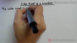 Cube Root of a Number