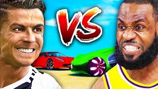 Ronaldo VS LeBron - Car Wars