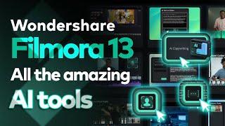 Filmora - AI Video Editor and AI Tools tutorial in 8 mins [ 2024 ]