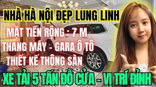 Tập 82. [ NHÀ VƯỢNG KHÍ ] BÁN NHÀ ĐẤT QUẬN HOÀNG MAI GẦN HỒ ĐỀN LỪ  MẶT TIỀN 7M CÓ THANG MÁY 7 TẦNG