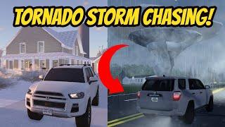 Roblox Roleplay - Realistic Tornado Storm CHASING ROAD TRIP FROM GREENVILLE TO KANSAS (F3X)