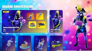 Merci Fortnite.. PACK BANANE ANNIVERSAIRE GRATUIT pour tout le monde !