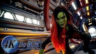 Gamora Saves Rocket from Adam Warlock Fight Scene [No BGM] | Guardians of the Galaxy Vol. 3