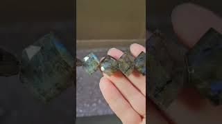 unboxing labradorite #jewelry #jewelrymaking #crystals #gemstones #labradorite