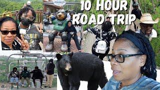 10 Hour Road Trip | Gatlinburg Tn | Bears Outside Our Cabin | Anakeesta | Javlogs