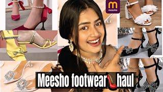 Meesho footwear Haul  heels | sandals | honest review |