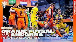 5️⃣ goals for Oranje Futsal against Andorra: 5-5 | Highlights Nederland  - Andorra 