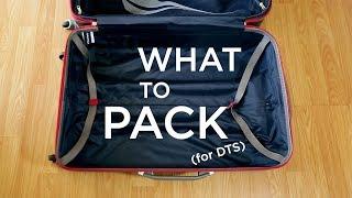 What to Pack for DTS! PART 1