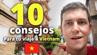  10 CONSEJOS para tu VIAJE a VIETNAM