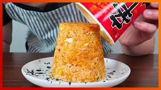 Ramen Fried Rice | Korean Viral Trend (컵라면 볶음밥)