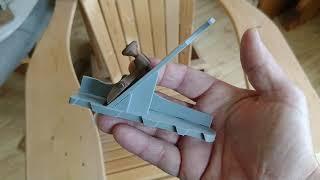 4" coffin smoothing plane model guts