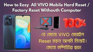 how to hard reset vivo phone| How To Vivo Pattern Unlock| How To Vivo Y16 Hard Reset & Factory Reset