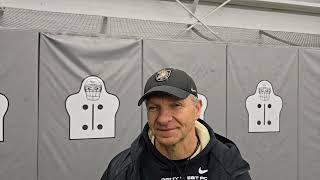 ARMY Head Football Coach Jeff Monken Post March 6, 2025 Spring Practice