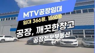 공장임대,  MTV공장임대,  성곡동공장, 시화공단부동산