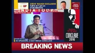 Piyush Goyal pecha kucha at India Today Conclave 2016