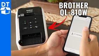 Brother QL-810W Label Printer Review & Demo