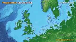 Sea Level Rise in Northern Europe (New HD)