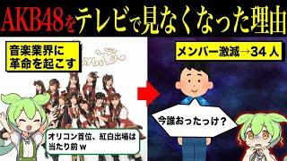 AKB48をテレビで見なくなった理由【ずんだもん＆ゆっくり解説】