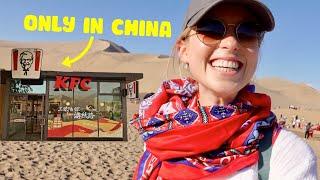 Life looks a bit different in this Chinese city… it’s IN THE DESERT!!