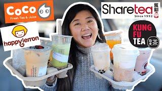 Trying My SUBSCRIBERS FAVORITE BOBA DRINKS + HUGE ANNOUNCEMENT!