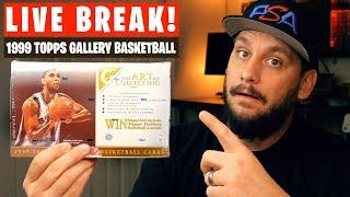 PSA COLLECTOR Box Breaks 1999 Topps Gallery Basketeball Box