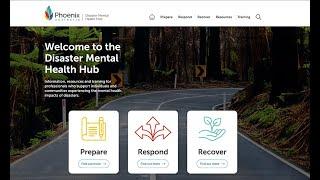 Introducing the Disaster Mental Health Hub | Phoenix Australia