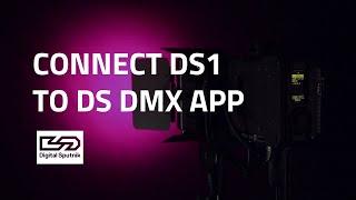 Connect DS1 to DS DMX APP