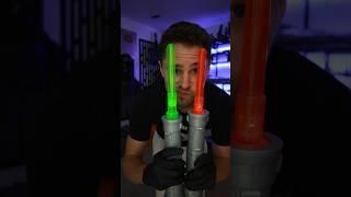 An automatic lightsaber. Actually a power saber #starwars #lightsaber #unboxing #shorts