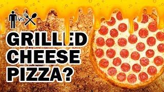 Grilled Cheese Sandwich Pizza Bowl Thingy ? - Man Vs Din