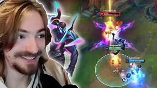 DAVEMON DOING TRICKSHOTS ON RANK 1 EUW PLAYER | Davemon