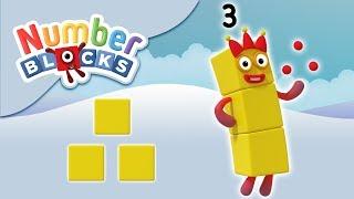 @Numberblocks- Meet the Number Three | Learn to Count at Home