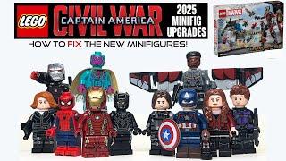 UPGRADING the Minifigs from the $100 LEGO Captain America Civil War Battle (76314)