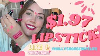 $1.97 Lipsticks!!!! Try on!