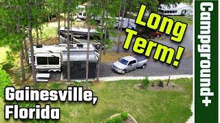 Floridian RV Park, Site by Site Tour & Fun, near Gainesville, FL (RV Living) 4K