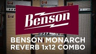 Benson Monarch Reverb 1X12 Combo | CME Gear Demo | Shelby Pollard