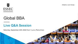 ESSEC Global BBA - Live Q&A Session